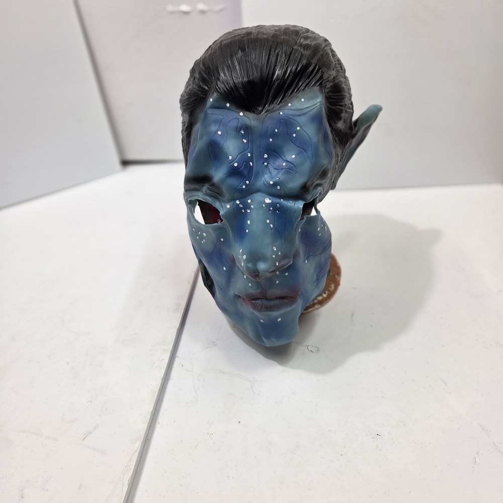 Avatar Movie Jake Sully 3/4 Vinyl Mask Adult Halloween Costume 2010 Rubies 4706